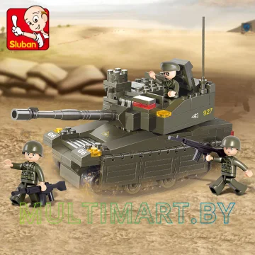 Конструктор Sluban M38-B0285 Танк Леопард (224 детали) картинка 2